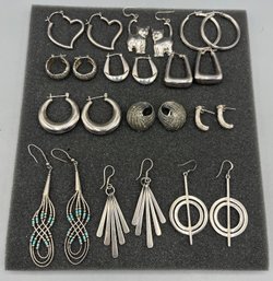 Sterling Earring Sets - 2.89 OZT Total