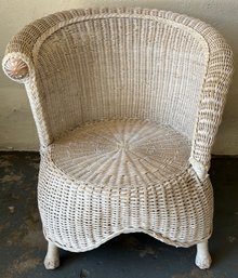 Pier 1 Jamaica Collection Solid Wood Wicker Style Chair