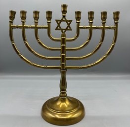 Solid Brass Menorah