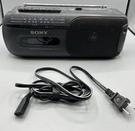 Sony Radio Cassette Corder - Model CFM155 - Power Cord Included