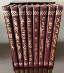 Websters Comprehensive Desk Reference Library Set - 8 Books Total