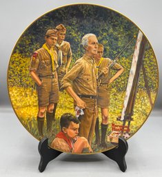 Gorham Fine China Limited Edition 1969 Norman Rockwell - Beyond The Easel - Collectible Wall Plate #5225