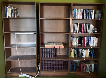 3 Composite Wood Book Shelves