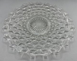 Cut Glass Serving Platter