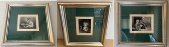 Decorative Prints Framed - A Tempist In A Teapot / The Brothers / The Little Architect - 3 Total