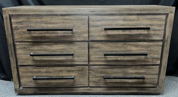 Laminated Wooden 6-drawer Dresser Bobs Furniture