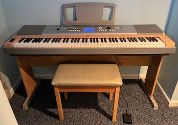 Yamaha Portable Grand Electric Piano With Stand & Bench Included - Model DGX-620