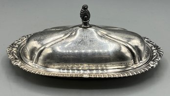 Sheridan Silver Plated Butter Dish With Lid