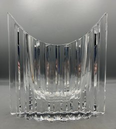 Hoya Crystal Fu Sossa Signed Crystal Vase - Made In Japan