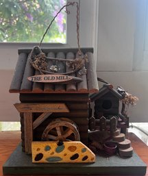 'the Old Mill' Wood Bird House