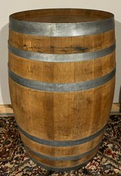 Canton Solid Wood Wine Barrel