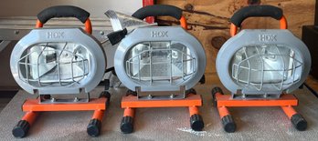 HDX Halogen Corded Spotlights - 3 Total