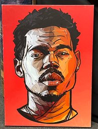 Chance The Rapper Stretched Canvas Print