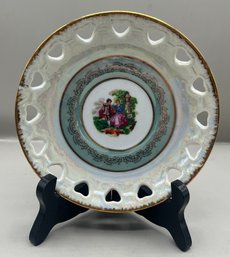 Imperial Czechoslovakian Porcelain Pierced Plate