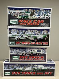 2008/2009/2010 & 2011 Hess Trucks - 4 Total - Box Included