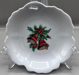 Oyster Ponds Studio Orient NY Christmas Bells Trinket Dish