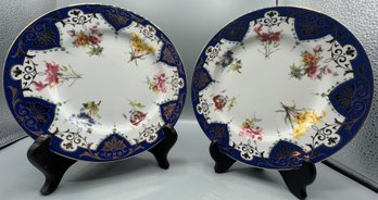 Andrea By Sadek Biltmore Estate Collection - The Vanderbilt Service - Porcelain Plate Set - 2 Total
