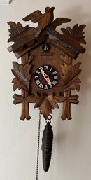 Vintage German Wooden Cuckoo Clock