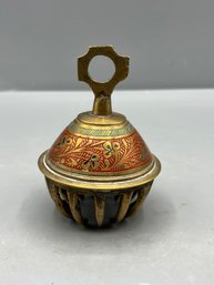 Vintage Brass Engraved Bell