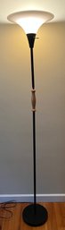 Metal Frame Floor Lamp With Plastic Shade