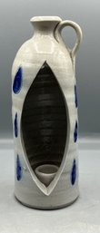 Decorative Handmade Pottery Tealight Bottle