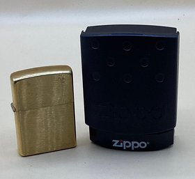 Zippo New In Box Model #204B Gold Color