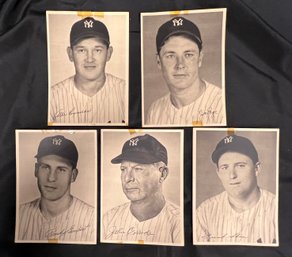 Set Of 5 1940S Yankees Prints