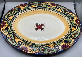 Corsica 'crown Jewel'  Ceramic Serving Platter