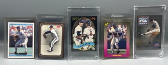 1989 1991 1991 1992 & 2004 Nolan Ryan Baseball Cards - 5 Total