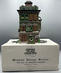 Department 56 Heritage Village Collection Dickens Village Series -the Flat Of Ebenezer Scrooge - Box Included