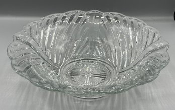 Clear Depression Glass Bowl