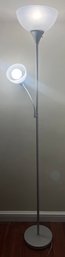 Metal Frame 3-way Setting Floor Lamp With Plastic Shade