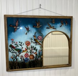 Raquel Collection Hand Painted Wall Mirror