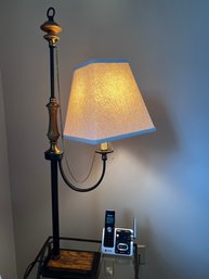 Rubiera Metal Buffet Table Lamp With Wood Base
