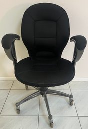 Mesh Cushioned Adjustable Office Chair On Wheels