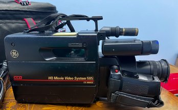 1988 VHS GE Camcorder With Accessories And Carry Case