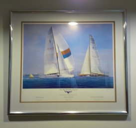 Tim Thompson 1992 America's Cup S&N LE Framed Print