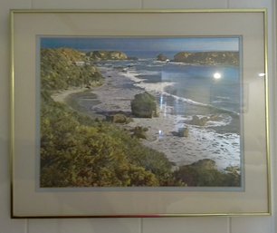 Beach Scene Framed Print