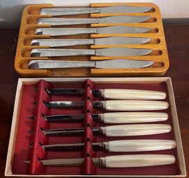 Regent Sheffield Steak Knives (6 Pcs) & Ashton Stainless Steel Knives (6 Pcs)