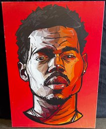 Chance The Rapper Portrait On Canvas