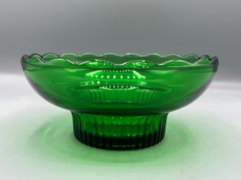 E.O Brody Co. Forest Green Glass Bowl