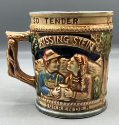 Hand Painted Ceramic Kissing Stein - Made In Japan -