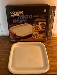 Corning Ware Microwave Tray - Box Included - Model MW-2