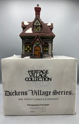 Department 56 1993 Dickens Village Series - W.W Wheat Cakes & Puddings  - Box Included