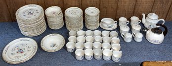 International Stoneware Heartland Pattern Tableware Set - 130 Pieces Total - Made In Japan