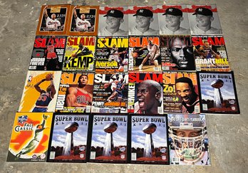 Sports Illustrated/Slam/NFL Sports Magazines - 23 Total