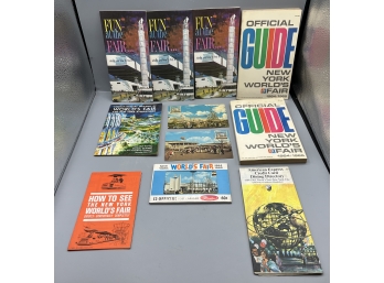 Original 1960s World Fair Pamphlets/Postcards - Assorted Lot