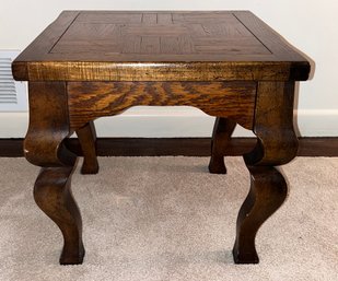 Solid Wood End Table