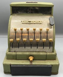 Vintage Tom Thumb Metal Toy Cash Register - Circa 1949