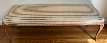 Solid Wood Custom Upholstered Bench